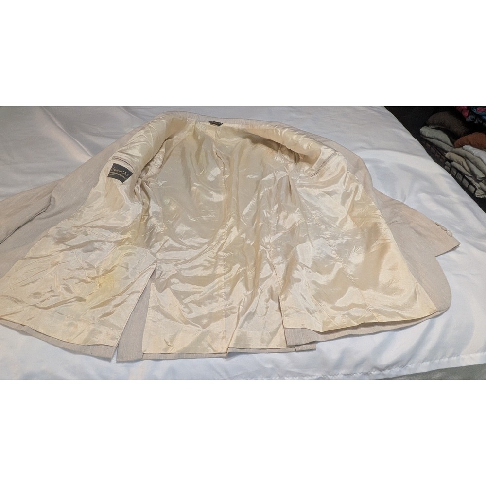 Levi's Blazer Mens 40R Beige Good Trimcut Vintage 2-Button Sport Coat 74618-3751 - Picture 5 of 10
